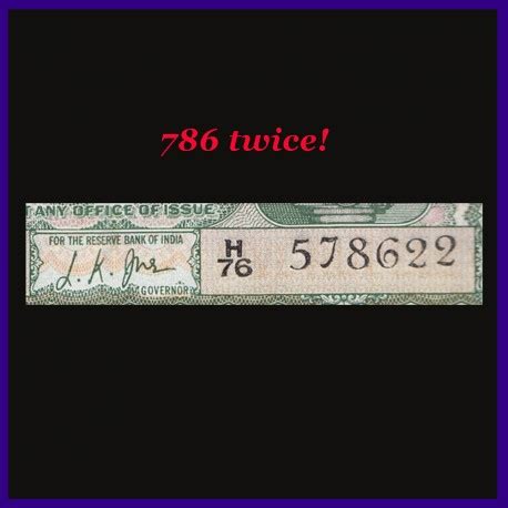 Image result for Rs 5 Note Value Number 786