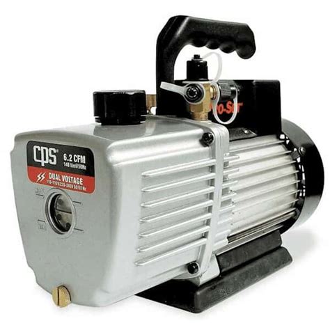 CPS Products VP2S Pro-Set Single Stage Vacuum Pump, 2 cfm, 10 micron ...