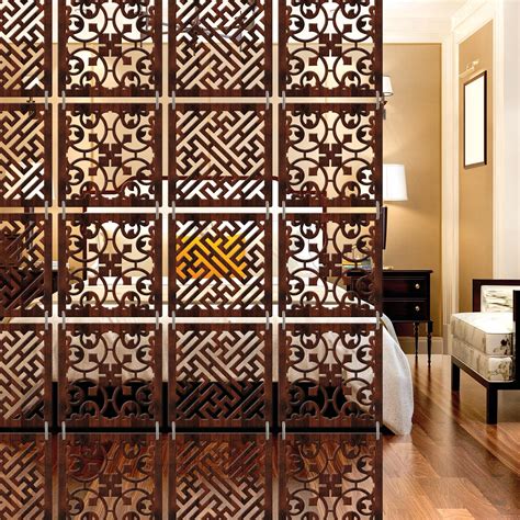 Olive Tree Wooden Hanging Room Divider for Living & Dining Room, Hall ...