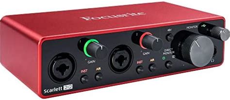 Focusrite Scarlett 2i2 (3rd Gen) USB Audio Interface with Pro Tools ...