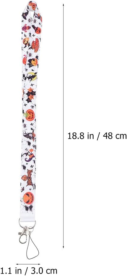 Buy LUOZZY 3pcs Halloween Cell Phone Lanyard Strap ID Name Tag Holder ...