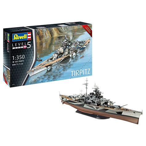 Revell 05096 German Battleship, Tirpitz Maßstab 1:350 - www ...