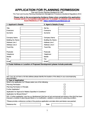 Fillable Online highland gov Planning Permission Forms Package PDF ...