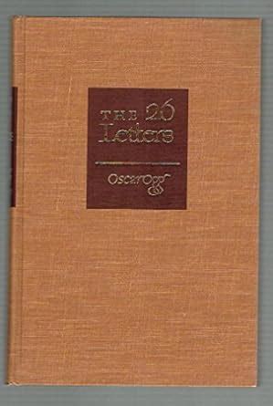 The Twenty Six Letters : Ogg, Oscar: Amazon.in: Books