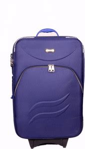 NBC National Bag Expandable Check-in Suitcase 2 Wheels - 24 inch Blue ...