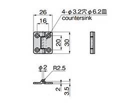 BP-151-1 | Compact Flat Torque Hinge (BP-151 / Plastic) | TAKIGEN ...
