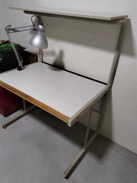 Computer Study Table for Two with Demarcation 的图像结果