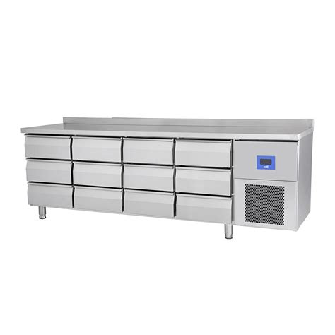 Öztiryakiler TA 460 NMV Horizontal Countertop Refrigerator, 12 Drawers ...
