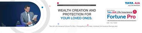 Tata AIA Life Insurance Fortune Pro - IndusInd Bank