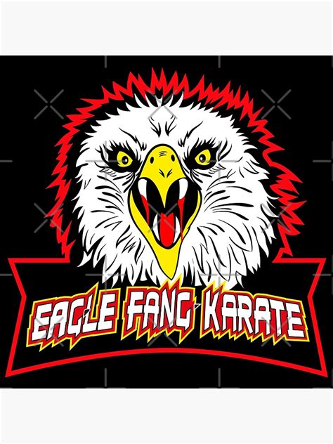 "Original Badass Eagle Fang Karate dojo logo (symbol martial art 80s ...