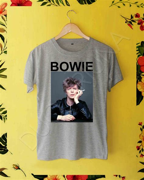 David Bowie Shirt - Classic Style Vintage BOWIE Cool Young Cigarette ...