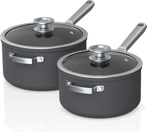 Open Box Ninja C54000 Foodi NeverStick Premium 4-Piece Saucepan Set, 2. ...