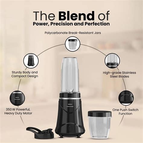 Havells Nutri Power Blender 350 Watt Mixer Grinder with Sipper Lid ...