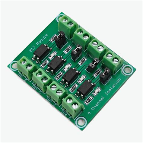 PC817 4-Channel Optocoupler Isolation Module – QuartzComponents