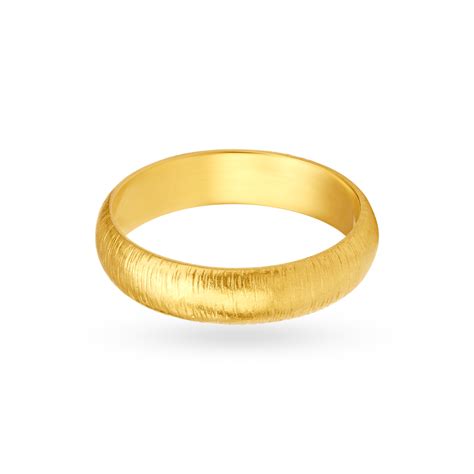 Minimalistic Bold Ring in Yellow Gold