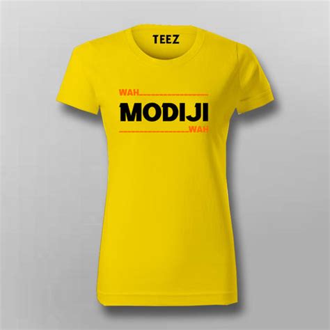 Wah Modiji Wah Hindi Meme T-shirt For Women - TEEZ.in