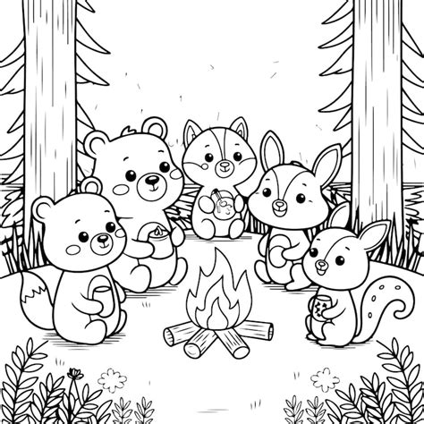 Immagini di Bosco colorare - Download gratuiti su Freepik