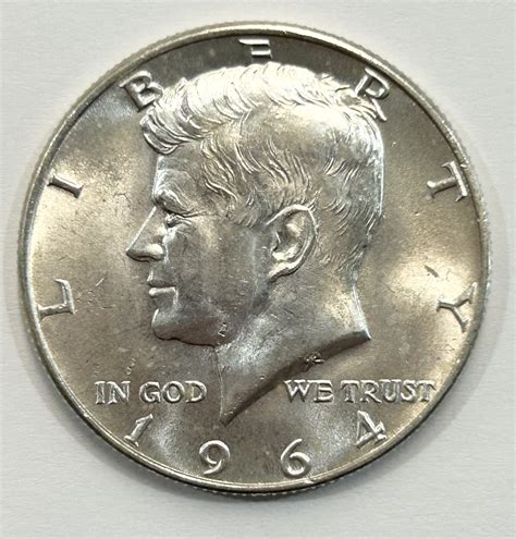 1964 John F. Kennedy Half Dollar .90 Silver (#2) #13923 | Auctionninja.com