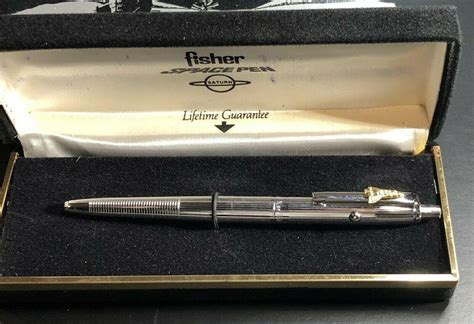 The ORIGINAL Fisher Astronaut Space Pen - original box and papers ...