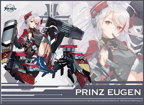 Buy Azur Lane Prinz Eugen Card Game Character Play Mat Collection Anime ...