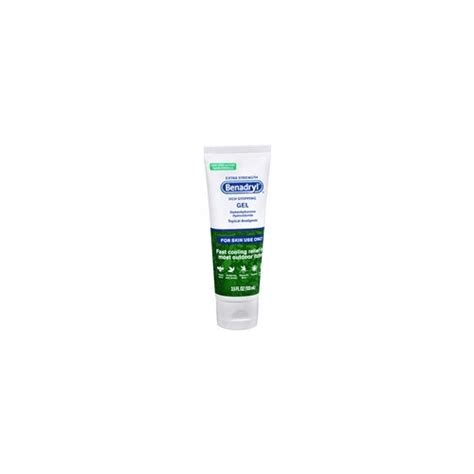 Buy Benadryl Itch Stopping Topical Analgesic Cooling Relief Outdoor Gel ...