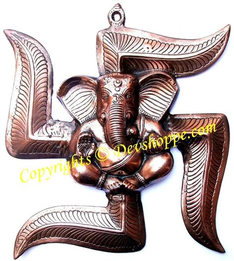Ganesha on Swastik wall hanging – Devshoppe