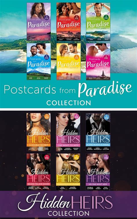 The Hidden Heirs And Postcards From Paradise Collection eBook : Heaton ...
