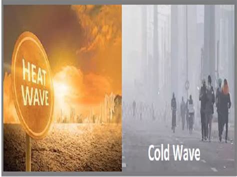 What is the difference between Heat Wave and Cold Wave?
