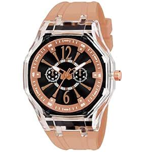 Buy ON TIME OCTUS Analogue Unisex Watch for Men and Women MN-158 (Black ...