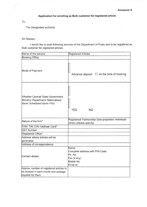 Operational guidelines for Bulk customers of registered articles in ...