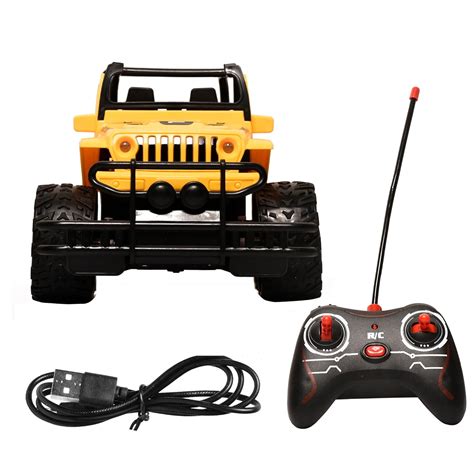 Braintastic Rechargeable Battery Operated Jeep Off Road Ride on Open ...
