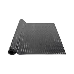 VEVOR Diamond-Plate Rubber Flooring Roll, 3 mm x 4 ft x 6 ft Garage ...