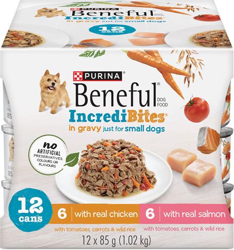 Beneful Incredibites Wet Dog Food for Small Dogs, Real Chicken & Salmon ...