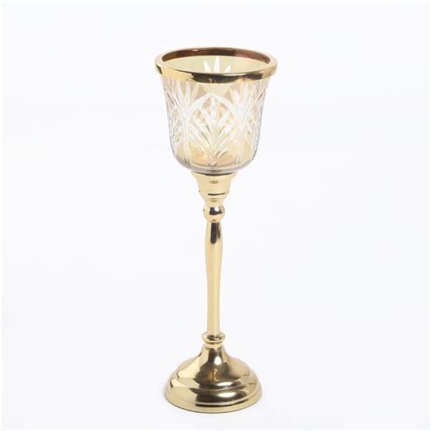 Buy Hoovu Glass Pedestal Votive Holder from Home Centre at just INR 1199.0