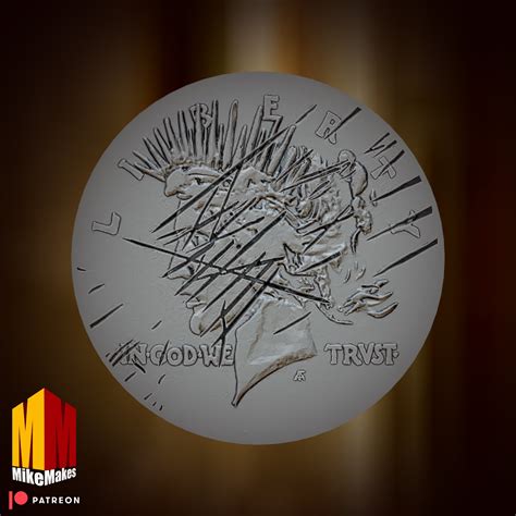 Archivo 3D Harvey Dent Two Face Coin Dark Knight STL 🪙・Diseño para ...