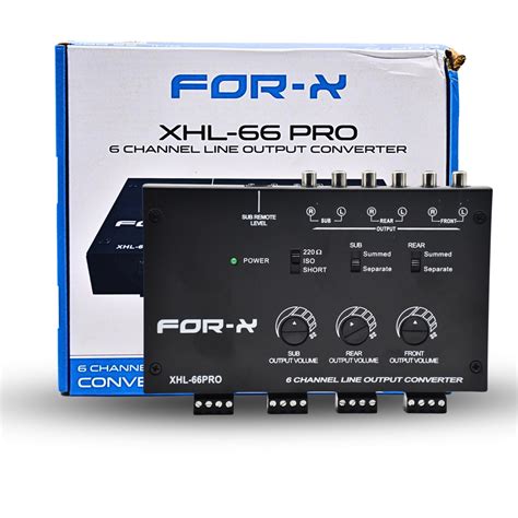 FOR-X XHL-66 PRO 6 Channel Line Output High Low Converter – CARPLUS