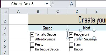 Checkboxes Excel VBA 的图像结果