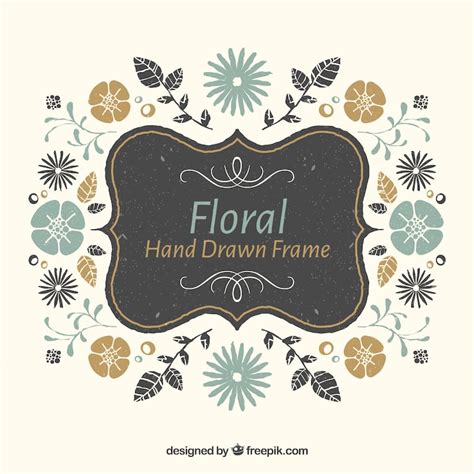 Vintage floral text frames Images - Free Download on Freepik