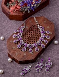 Purple Jewellery Sets - Buy Purple Jewellery Sets Online at Best Prices ...