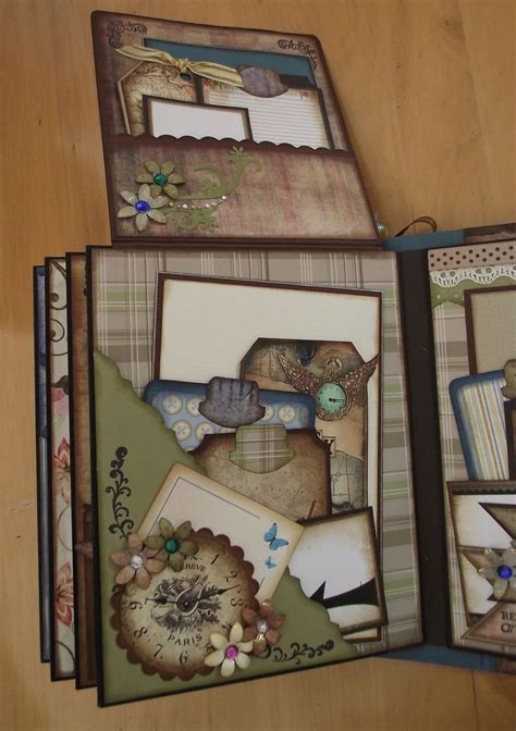 Scrapbook Mini Album Tutorials Utube 的图像结果