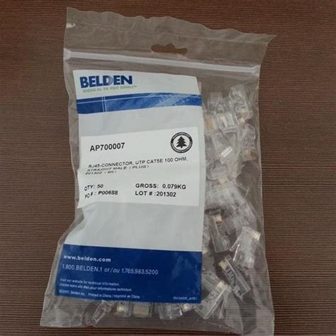 Jual RJ45 Belden ORIGINAL (1 Bungkus isi 50Pcs) - Jakarta Selatan ...