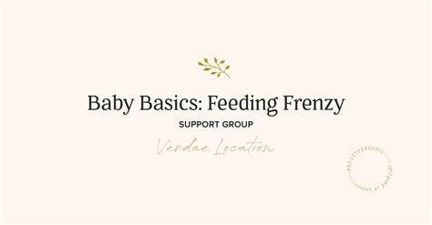 Baby Basics: Feeding Frenzy, Breastfeeding Center at Parkside ...