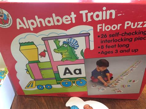 alphabet train floor puzzle , large piece puzzle, 26 pieces | #1816780453