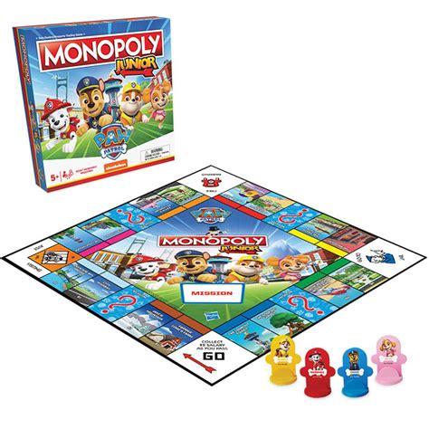 Paw Patrol Monopoly Jr. Game - Entertainment Earth