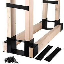 Mofeez Outdoor Firewood Log Storage Rack Bracket | Ubuy India