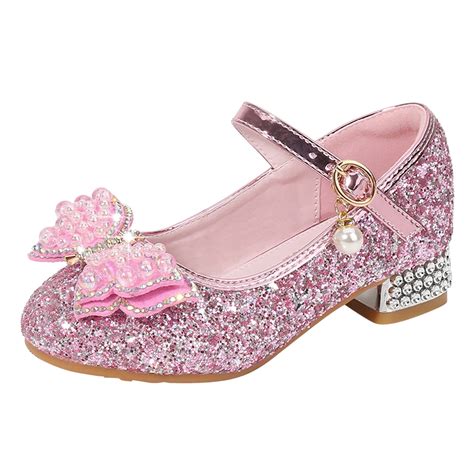 LNMQLPDBS Princess Shoes Girls Heels Princess Dress up Shoes Little ...