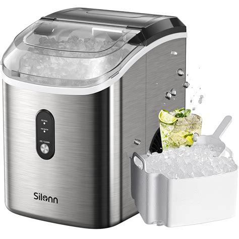 Amazon.com: Nugget Countertop Ice Maker - Silonn Chewable Pellet Ice ...