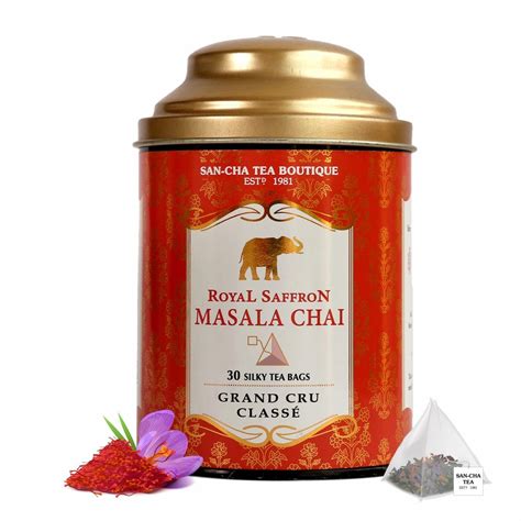 Royal Chai Masala Tea|Chai Masala Online|Saffron Masala Chai|Sancha Tea ...