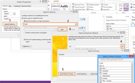InfoPath Form Add Submit Button 的图像结果