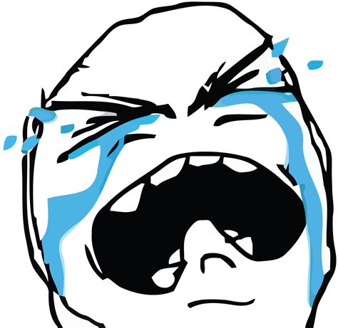 Crying Rage Face Meme - ClipArt Best - ClipArt Best